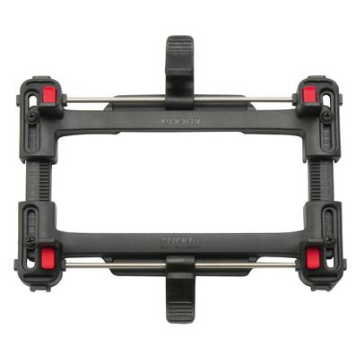 Klickfix UniKlip2 Gepäckträgeradapter für Körbe Boxen und Taschen schwarz