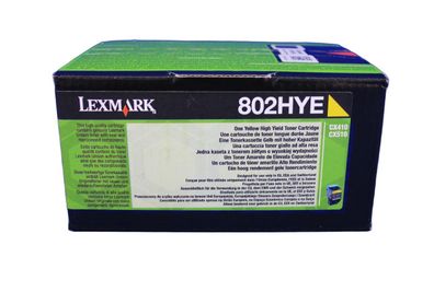 Lexmark 802HYE 80C2HYE Toner Yellow -A