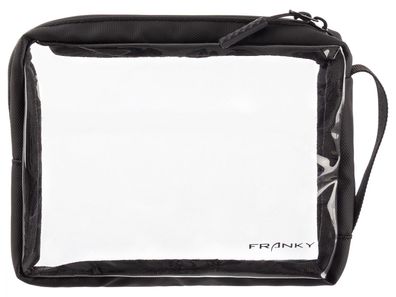 Franky KB14-B Kulturtasche für Flüssigkeiten Kosmetiktasche transparent
