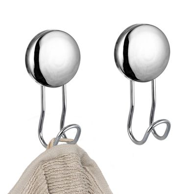 bremermann Bad-Serie Moon-Loc Multifunktionshaken, Handtuchhaken, Wandhaken 2er Set