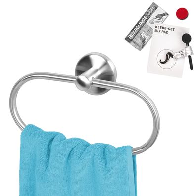 bremermann Bad-Serie PIAZZA - Handtuchring, Edelstahl matt