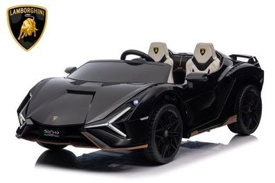 Elektro Kinderauto Lamborghini SIAN mit Lizenz Allrad 4x75W, Elektrokinderfahrzeug fü