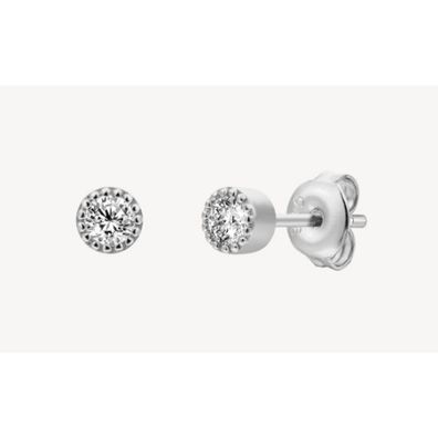 Ohrstecker - Silber - Zirkonia Pure