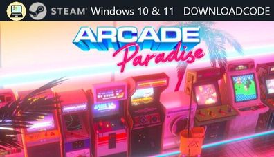 NEU PC Computer Spiel Arcade Paradise für Windows 10 11 STEAM Download Code Key