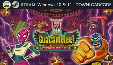 NEU PC Computer Spiel Guacamelee Super Turbo Champion für Windows 10 11 STEAM