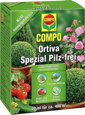 COMPO Ortiva® Spezial Pilz-frei, 20 ml Bekämpfung von Pilzkrankheiten an