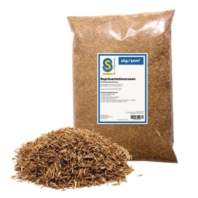 Samenshop24® Repräsentationsrasen 1kg für 50m²