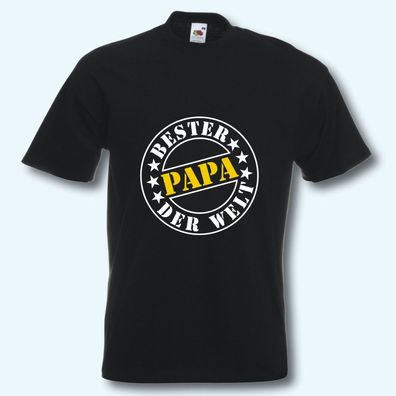 T-Shirt, Fun-Shirt, Bester Papa der Welt, Malle, Textildruck