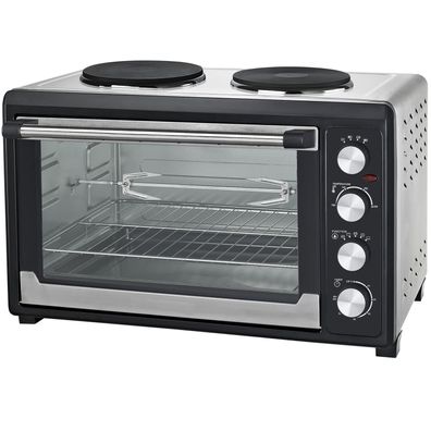 60 l Mini Backofen Kochplatten Sosix | Kleinküche | Miniofen | Pizzaofen