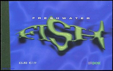 Irland 2001 postfrisch Markenheftchen von Michel-Nr. 1369-1372 Süßwasserfische