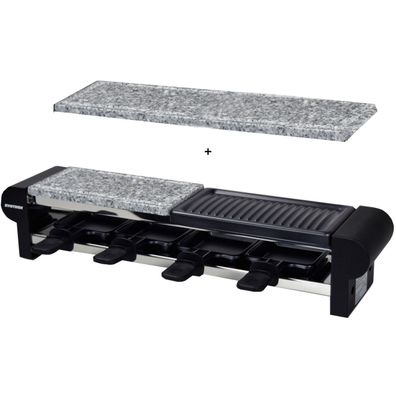 4er Raclette für 4 | Set | Miniraclette | Steinplatte Thurga