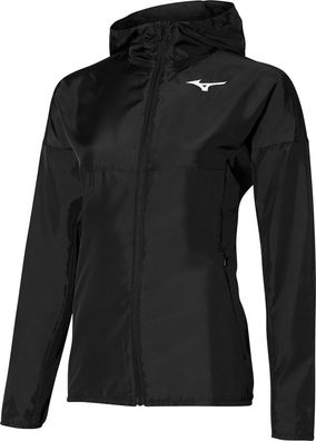 Mizuno Damen Pullover / Sweatshirt Jacke Training Hooded Jacket Black 121839
