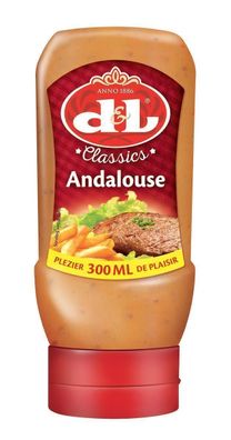 D&L Classics Andalouse Sauce 2x 300ml leicht würzig pikant belgische Soße Andalusien