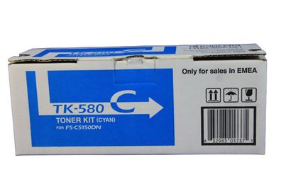 Kyocera TK-580C Toner Cyan FS-C5150 1T02KTCNL0 -A
