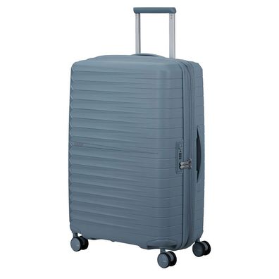 American Tourister Spinner 68/25 TSA EXP 155260, steel blue, Unisex