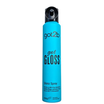 Schwarzkopf Got2b/Got Gloss "Glanz Spray" Anti-Frizz 200ml/Haarstyling