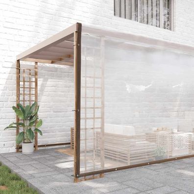 vidaXL Transparente Plane mit Ösen 8x12 m Polyethylen