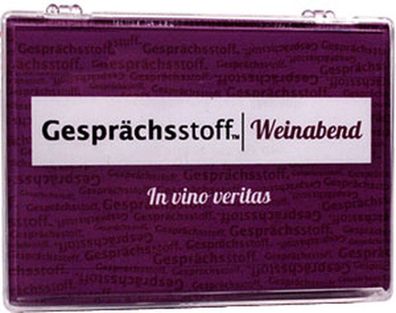 Gesprächsstoff Weinabend