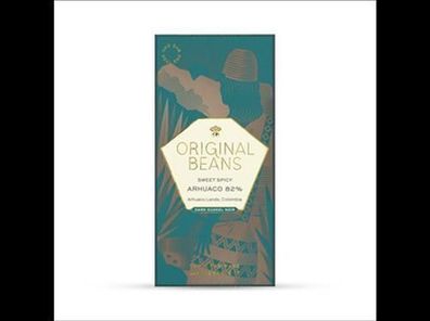 Original Beans 3x Original Beans Arhuaco 82% Bio Dunkelschokolade 70g