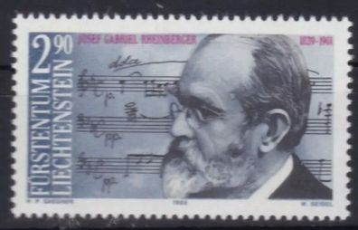 Liechtenstein 1989 postfrisch MiNr. 963 150. Geburtstag von Josef Rheinberger