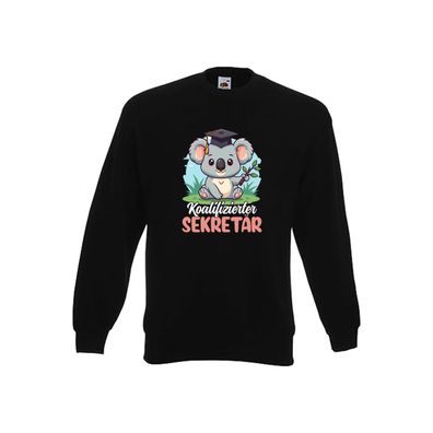 Koalifizierter Sekretär | Büro Sweatshirt Schwarz