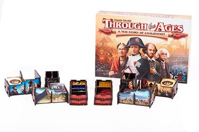 e-raptor - Sortiereinsatz für Through the Ages mit UV Spotlackierung