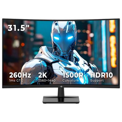 TITAN ARMY C32C1S 1500R 16:9 260Hz Gaming-Monitore mit atemberaubender 2K-Auflösung
