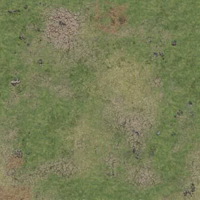 Battle Systems | Grassy Fields - Spielmatte mit Raster (90x90cm)