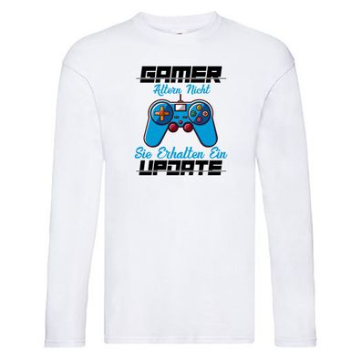 Games altern nicht | Geburtstag | Zocker | Gaming Long Sleeve Weiß