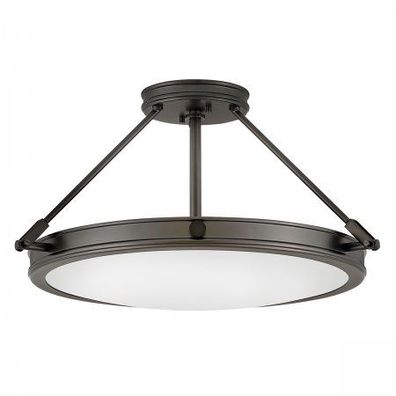 Elstead Lighting Collier 4-Light Deckenleuchte 4-flammig Schwarzoxid E14