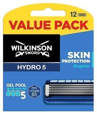 Wilkinson Hydro 5 Hautschutz Rasierklingen, 12er Pack