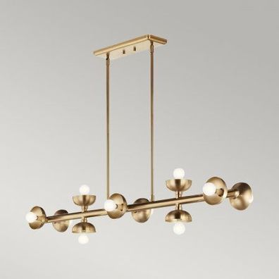 Elstead Lighting Palta Pendelleuchte 10-flammig Champagnerbronze E14