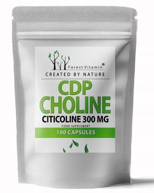 Forest Vitamin CDP Cholin Citicolin Gedächtnis Konzentration 300mg 100 Kapseln