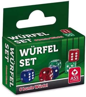 6 bunte Augenwürfel