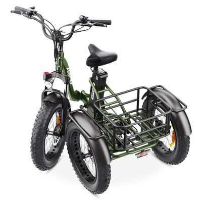 Elektrofahrrad E-Bike Dreirad Tricycle 48V 20Ah 85N.M 20 * 4.0 Zoll Elektrofahrräder