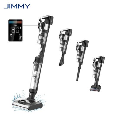 460 W JIMMY PW11 Pro 4-in-1 Akku-Staubsauger und -Waschmaschine, doppelte Reinigung