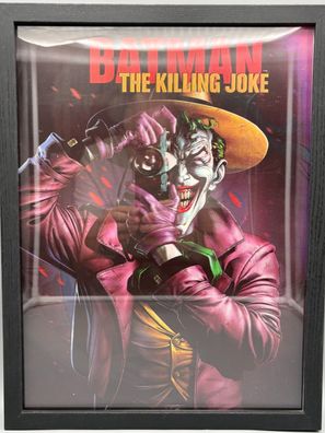 3D-Bild/Effekt-Flip-Batman-The killing Joke-Joker-30x40cm-mit Rahmen