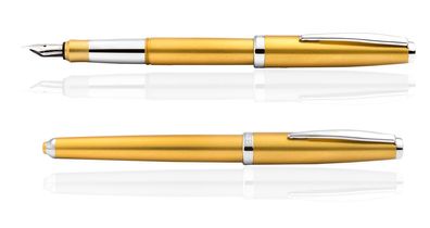 CLEO Skribent Colour Füllfederhalter Patrone/Konverter, Gelbgold