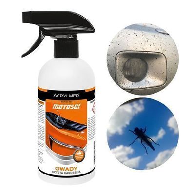 Insektenentferner Spray Auto Insektenlöser Insekten Schonend Reiniger 500ml