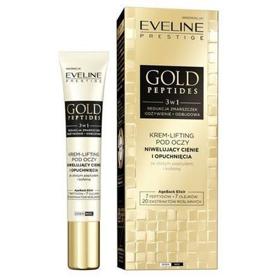 Eveline Cosmetics Gold-Peptid Augenlifting-Creme 20ml - Premium Anti-Aging Pfleg