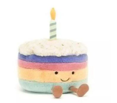 Amuseables Rainbow Birthday Cake Plüschtier für Kinder Geschenke von
