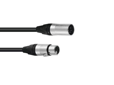 PSSO DMX Kabel XLR 5pol 1,5m sw Neutrik