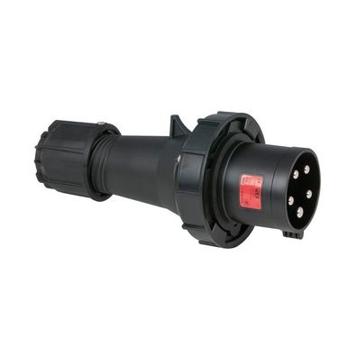 PCE CEE 63 A/400 V 5-pin Plug male Schwarz - IP67
