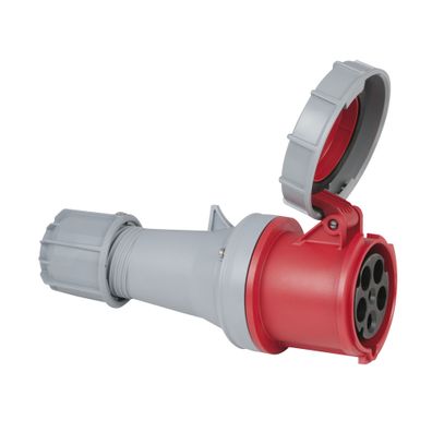 PCE CEE 63 A/400 V 5-pin Plug female Rot - IP67