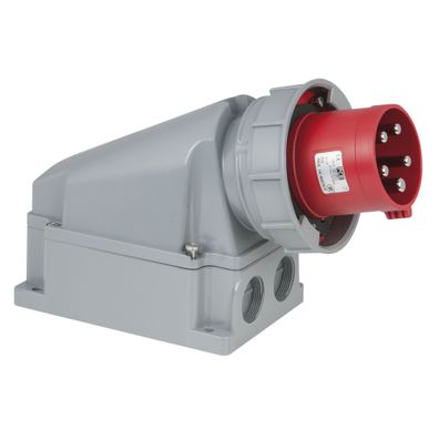 PCE CEE 63 A/400 V 5P Wallmount - male Rot - IP67