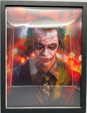 3D-Bild/Effekt-Flip- Batman - Joker -30x40cm-mit Rahmen