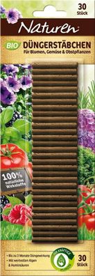 SUBSTRAL® Naturen® Düngestäbchen BIO, 30 Stück für bis zu 3 Monate