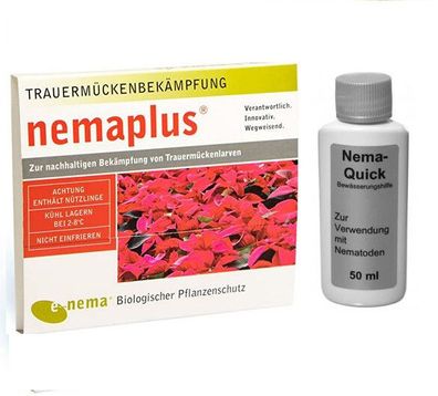 NemaPlus SF (25 Mio für 50qm) + Nema-Quick (50 ml) Kombi-Packung SF Nematoden