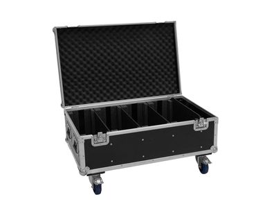 Roadinger Flightcase 4x LED PMB-4 COB QCL mit Rollen