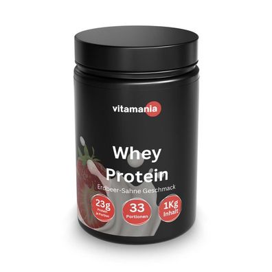 Premium Whey Protein Erdbeer-Sahne - 1.000g